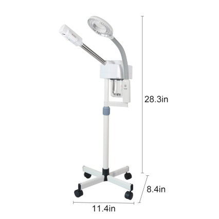 2 In 1 Pro Facial Steamer + 5x Magnifying Lamp