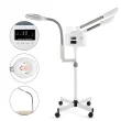 Hot/Cold Facial Steamer UV Ozone 5X Magnifying Lamp LCD Skin Care Salon Beauty