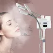 Hot/Cold Facial Steamer UV Ozone 5X Magnifying Lamp LCD Skin Care Salon Beauty