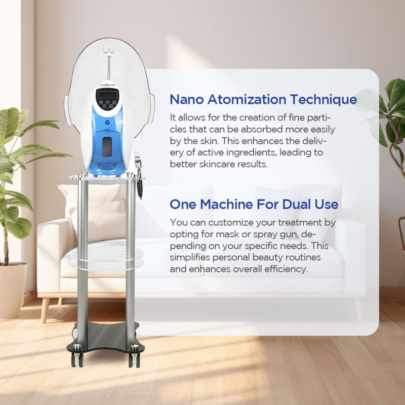 Oxygen Face Mask Beauty Machine Skin Rejuvenation Skin Hydrating For Home Use