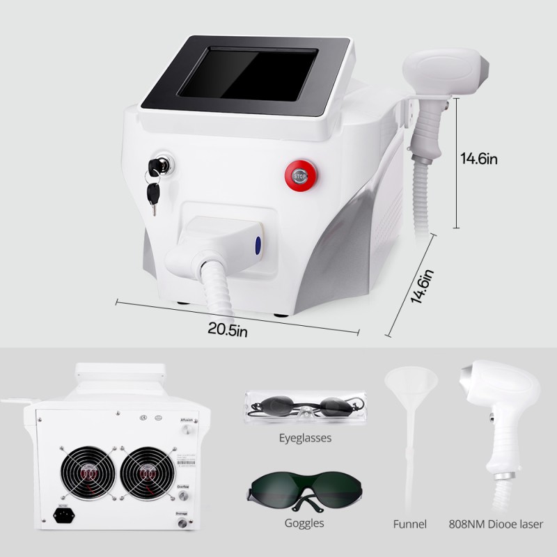 Diode Laser 755nm/808nm/1064nm Body Hair Removal Machine