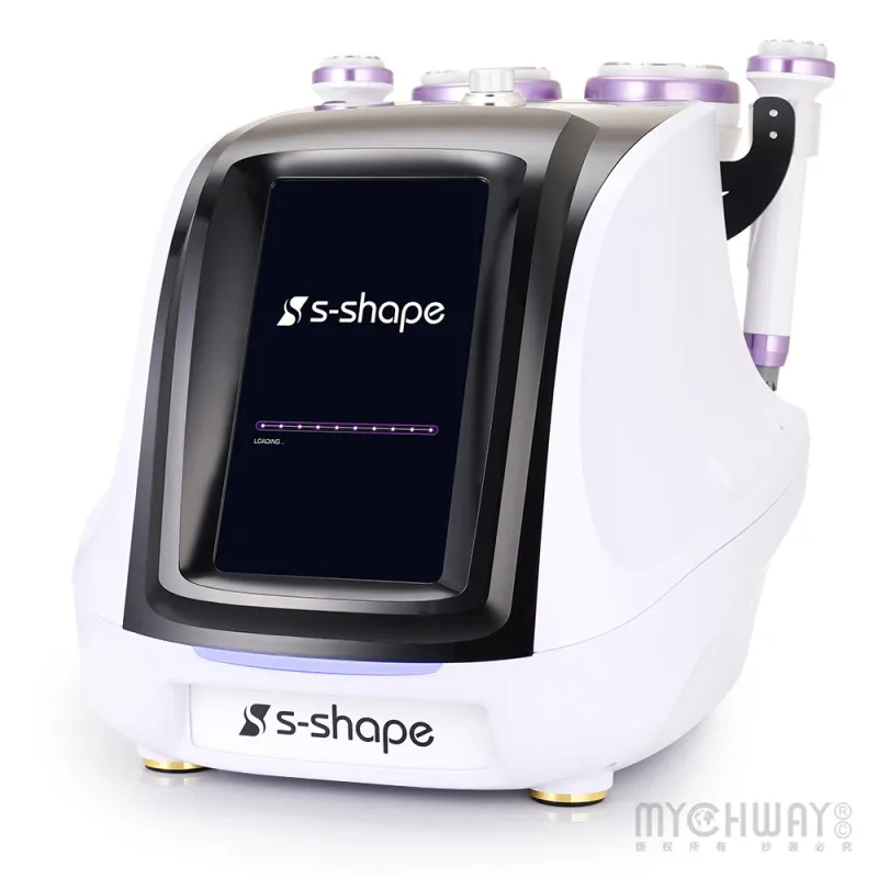 S-SHAPE Ultrasound Cavitation 30K EMS EL Vacuum Body Shaping Face Care Machine