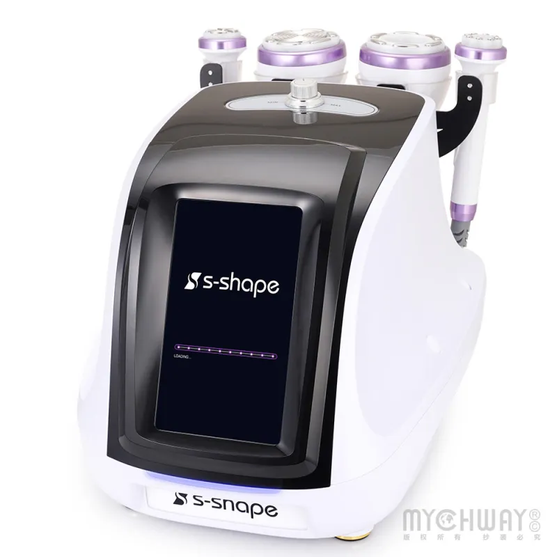 S-SHAPE Ultrasound Cavitation 30K EMS EL Vacuum Body Shaping Face Care Machine