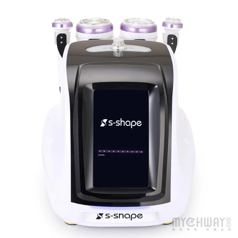 S-SHAPE Ultrasound Cavitation 30K EMS EL Vacuum Body Shaping Face Care Machine