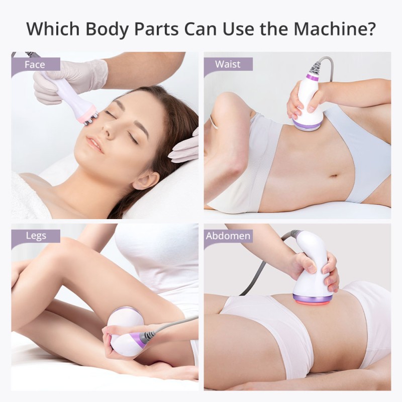 8 In 1 RF Vacuum Cavitation Cold Hot Hammer Beauty Machine