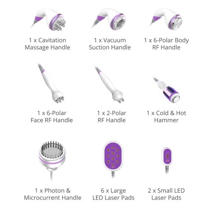 9in1 Aristorm Cavitation Lipo Laser Beauty Device