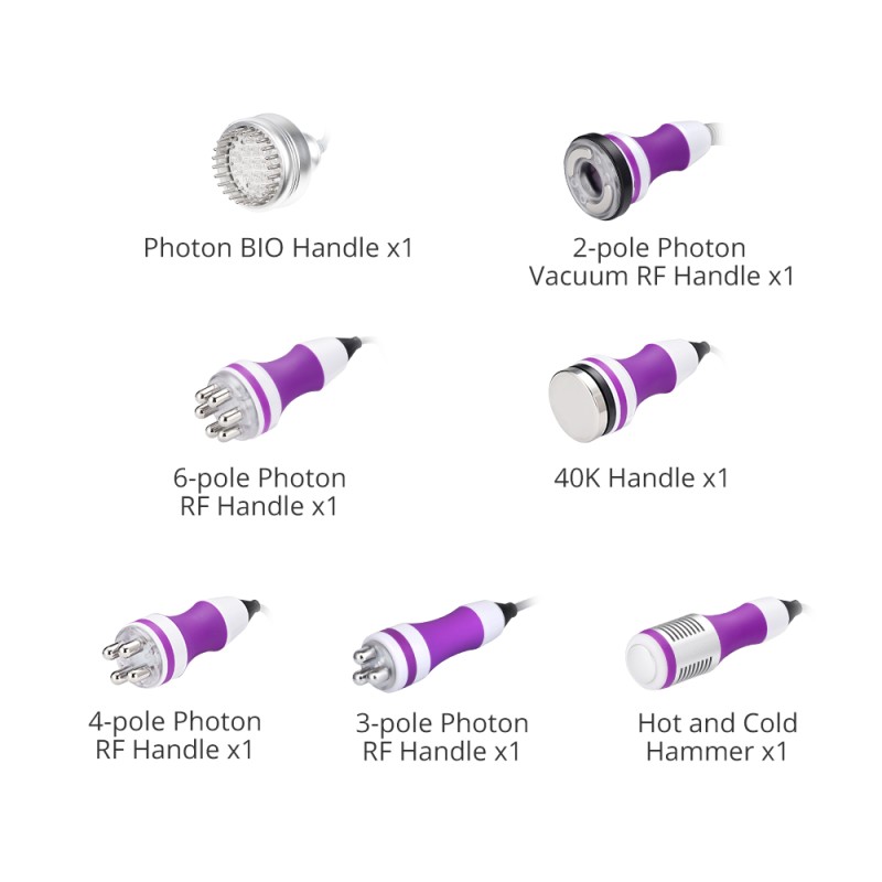 8 in 1 40K Ultrasonic Cavitation Multipolar R-F Weight Loss Machine