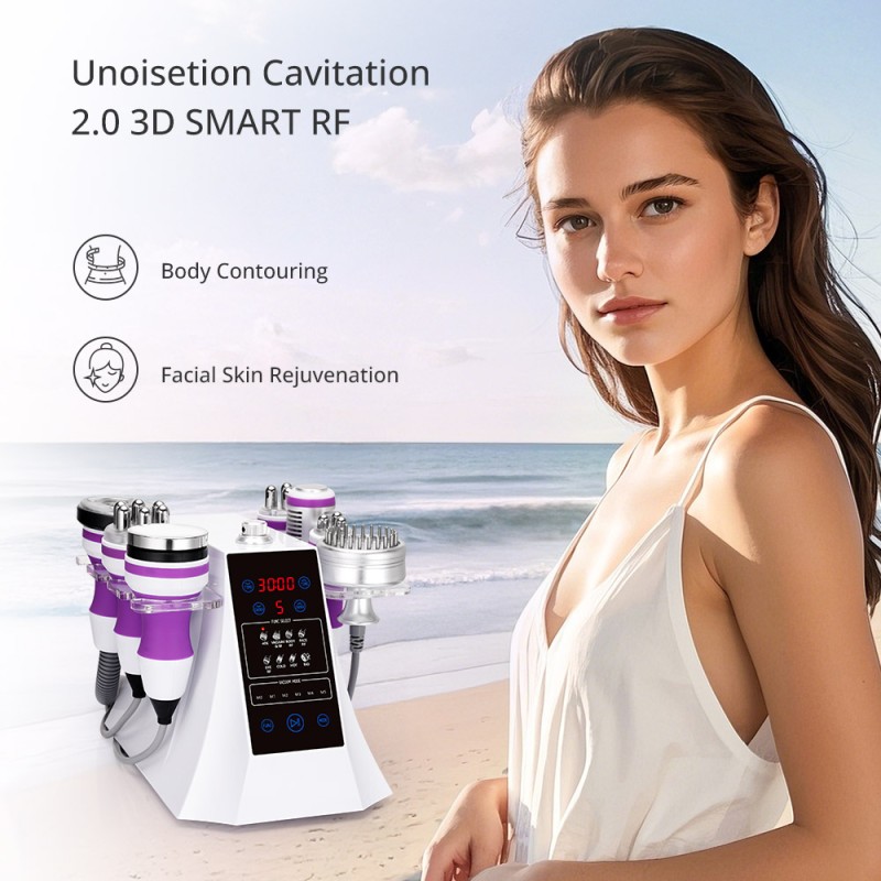 8 in 1 40K Ultrasonic Cavitation Multipolar R-F Weight Loss Machine