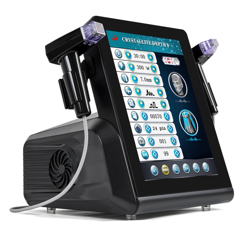 Gold Fractional RF Microcrystalline Microneedling Machine Anti-aging