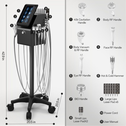 9-in-1 Professional 40k Lipo Cavitation Machin