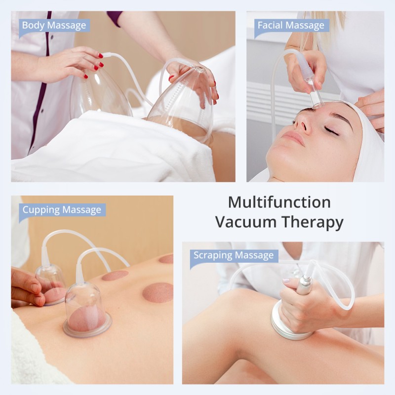 New Grease Cups For Lymphatic Drainage Detox Body Shaping Massage Beauty Machine