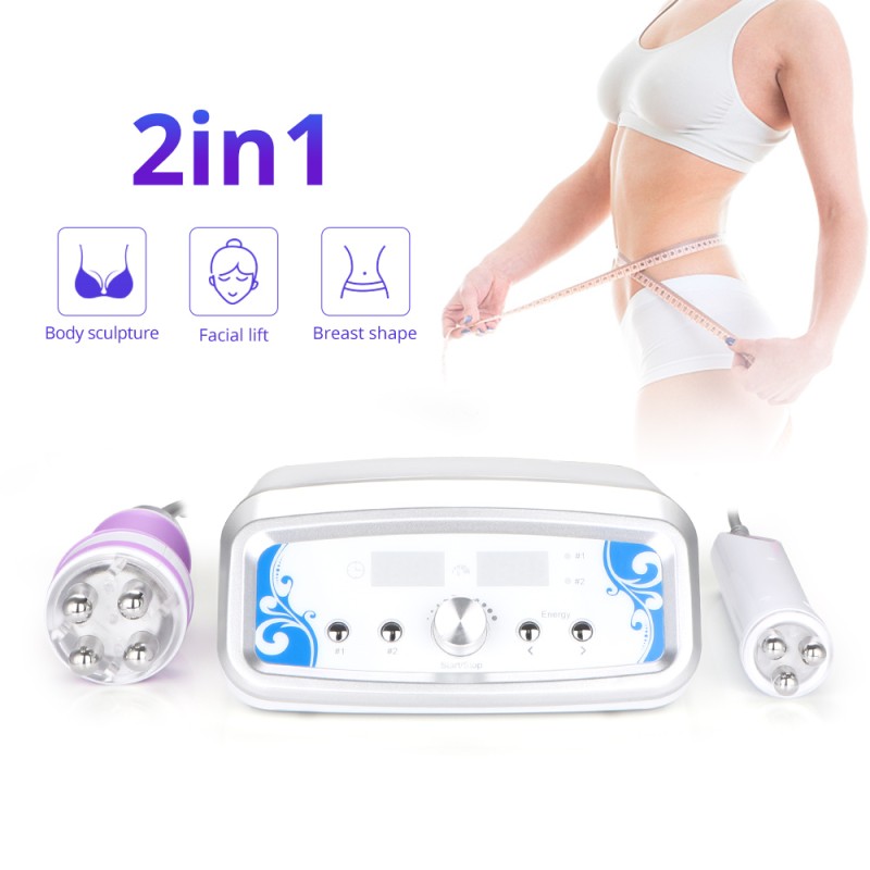 Mini 2In1 Multipolar RF Radio Frequency Facial Wrinkle Removal Fat Loss Machine