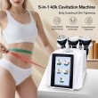 5 In 1 Ultrasonic Cavitation R-F Slimming Fat Loss Anti Cellulite Machine