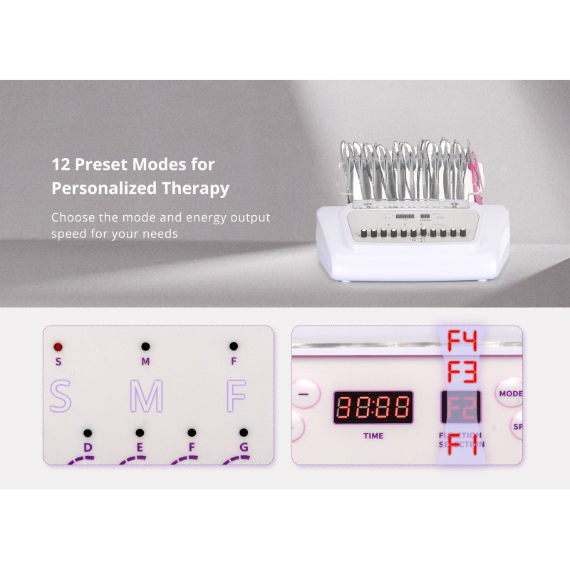 EMS Microcurrent Machine With Cupping Therapy For Muscle Toning Butt Lift Massage