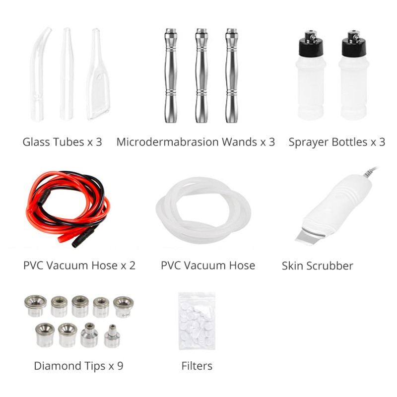 3in1 Ultrasound Dermabrasion Blackhead Removal Machine