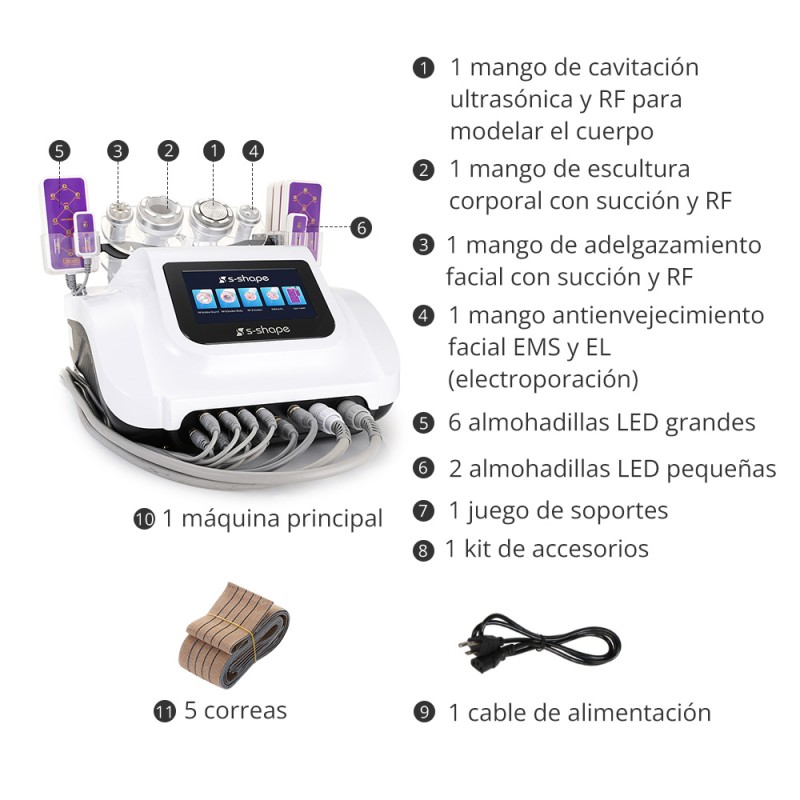 Aristorm 6 in 1 30K S Shape Max Machine for Beauty Studio