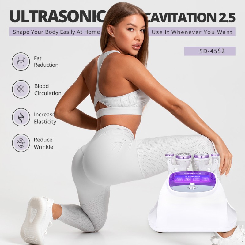 S Shape Cavitation 2.5 30K Fat Burning Slimming Machine