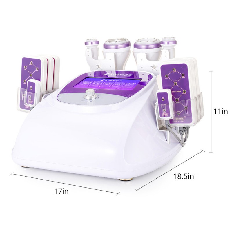  5in1 S Shape 30k Cavitation EL EMS Laser Machine