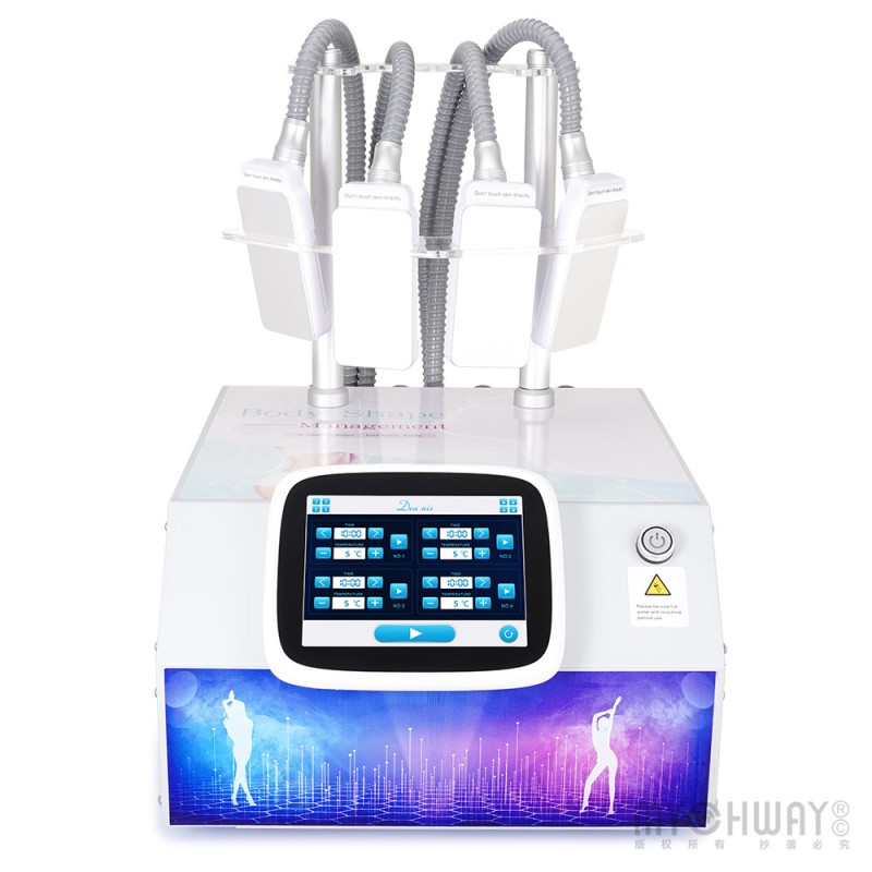 4 Pads Professional Freeze Vacuum Belly Slimming Fat Loss Machine