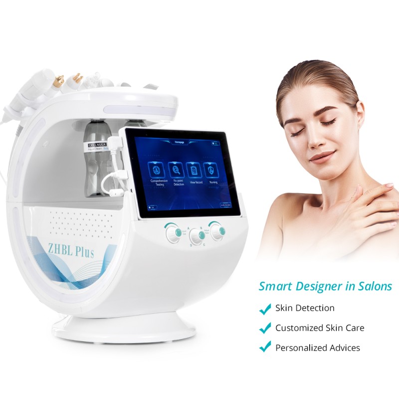 7in1 Multifunctional Oxygen Injection Activating High Purity Skin Care Therapy Machine