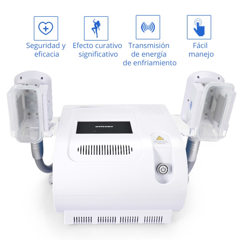 Double Handle Vacuum Cooling Freeze Vacuum Body Shaping Machine