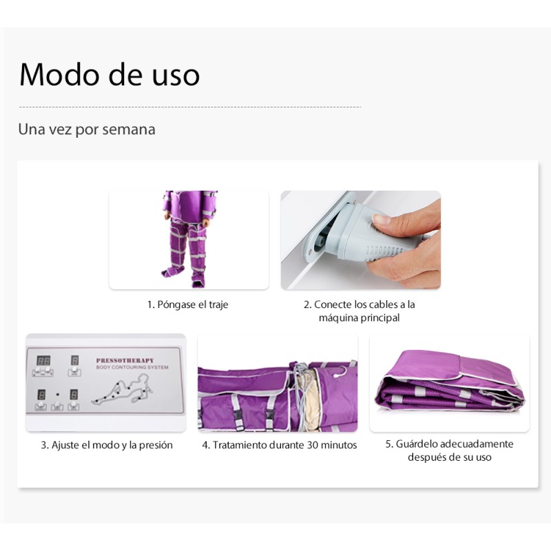Pressotherapy Air Pressure Slimming Body Detox Lymph Drainage Machine