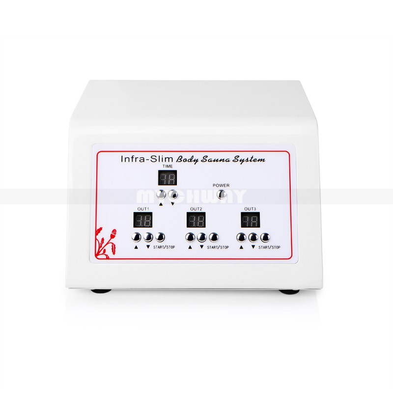 3 Zones Infrared Lymph Drainage Slimming Sauna Blanket Weight Loss Detox Machine