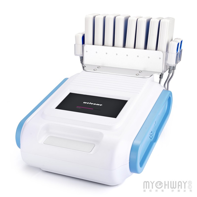 12 Pads Dual Wavelength 650nm & 980nm Lipo Machine