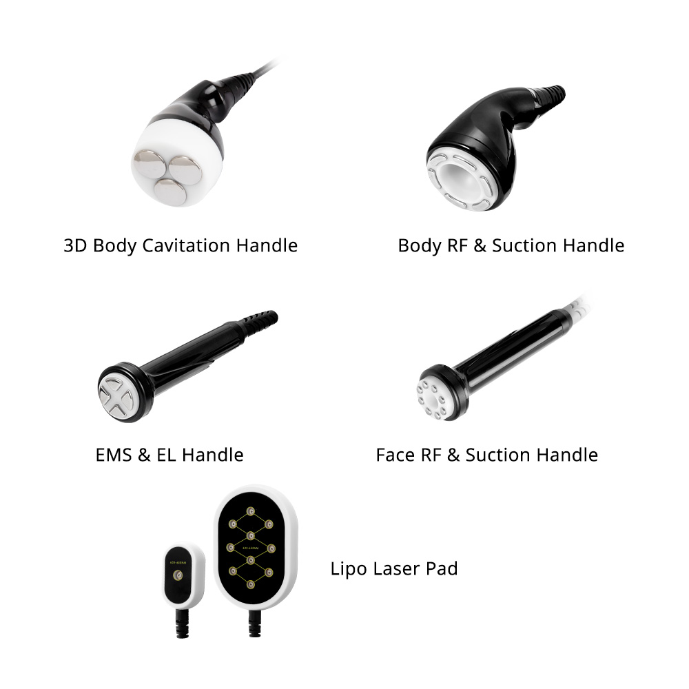 S Shape Machine 3D Cavitation RF Lipo Laser Body Contouring Face Lifting