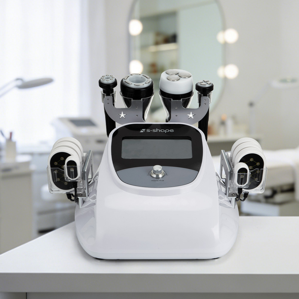 S Shape Machine 3D Cavitation RF Lipo Laser Body Contouring Face Lifting