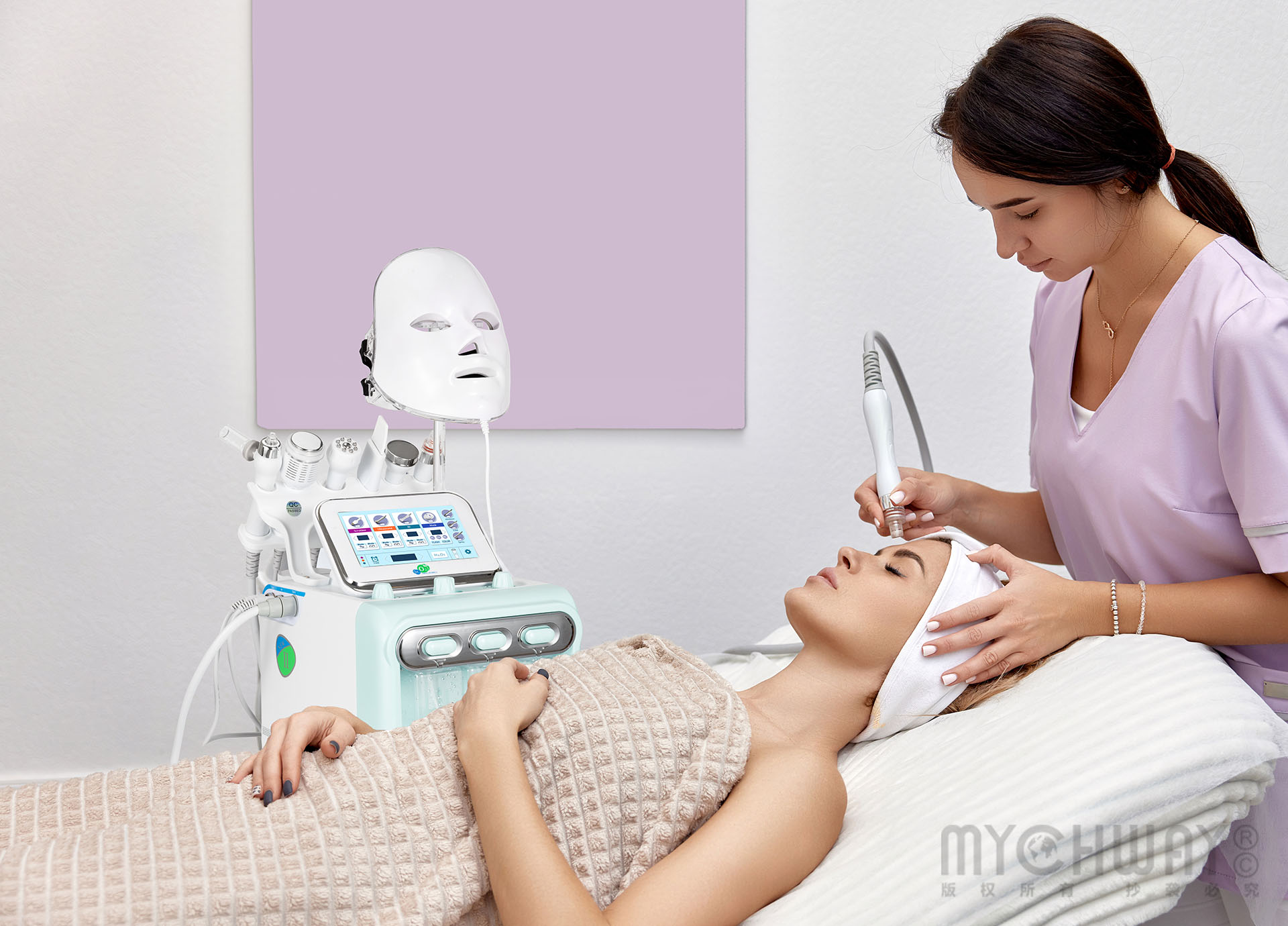 7 in 1 Spa Hydra Water Facial Cleaner and Hydro Dermabrasion Beauty Machine