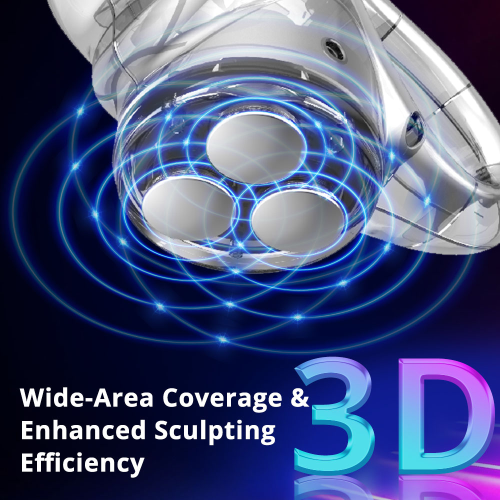 Aristorm S Shape Machine 3D 30K RF Vacuum EMS 5 In 1 For Body Sculpting, Massage