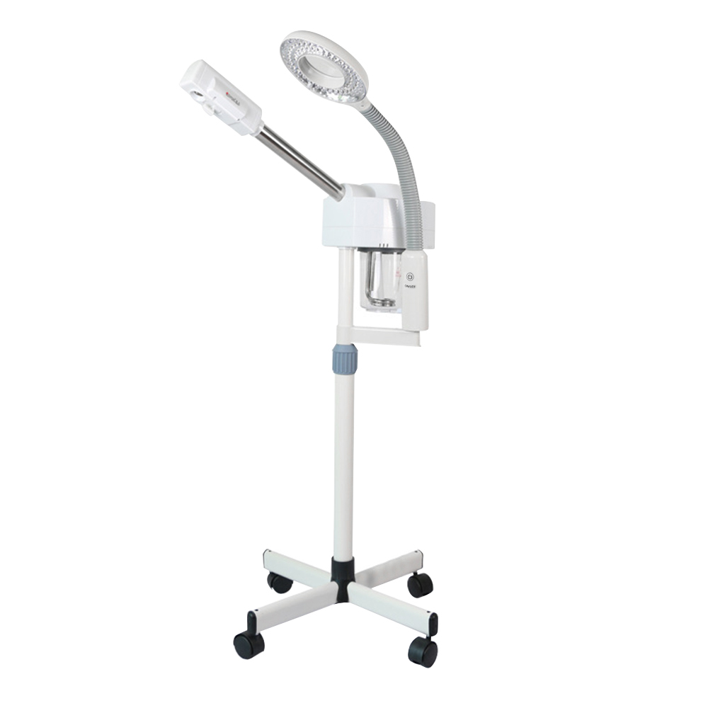 2 In 1 Pro Facial Steamer + 5x Magnifying Lamp Ozone Salon Spa Beauty Equipment