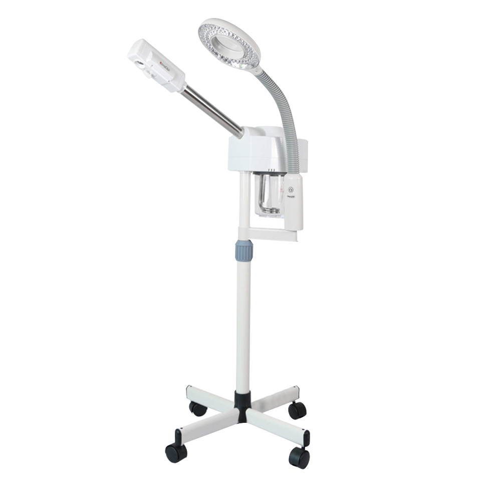 2 In 1 Pro Facial Steamer + 5x Magnifying Lamp Ozone Salon Spa Beauty Equipment