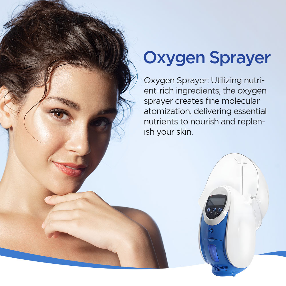 Oxygen Face Mask Beauty Machine Skin Rejuvenation Skin Hydrating For Home Use