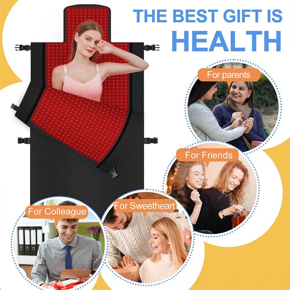 Full Body Red & Infrared Light Therapy Mat for Pain Relief & Recovery
