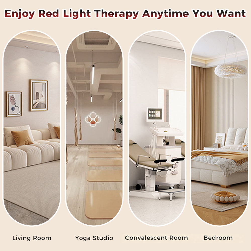 Full Body Red & Infrared Light Therapy Mat for Pain Relief & Recovery