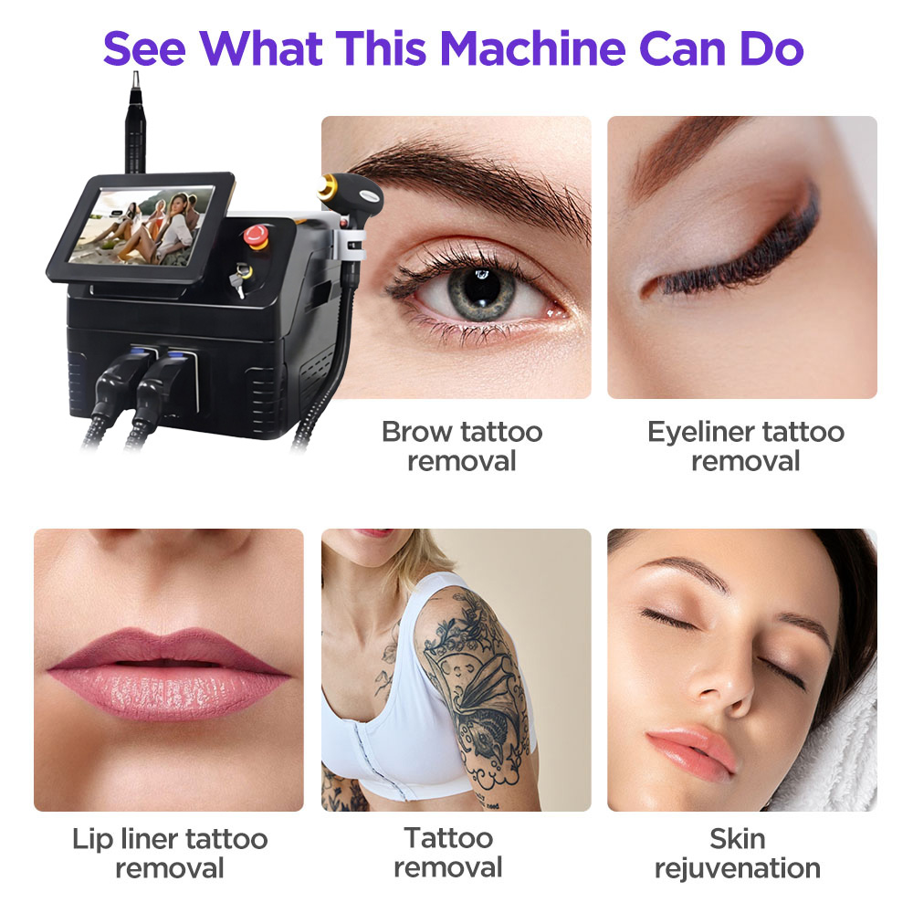2-In-1 Picosecond 808 Diode Hair & Tattoo Removal Machine