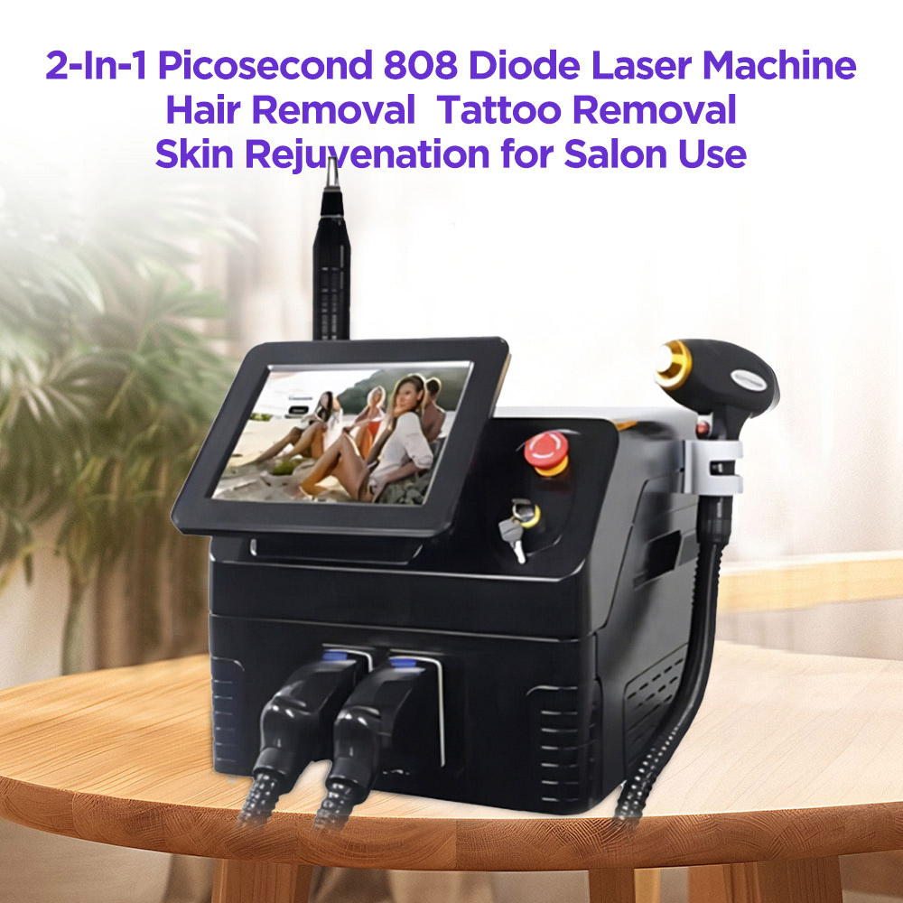 2-In-1 Picosecond 808 Diode Hair & Tattoo Removal Machine