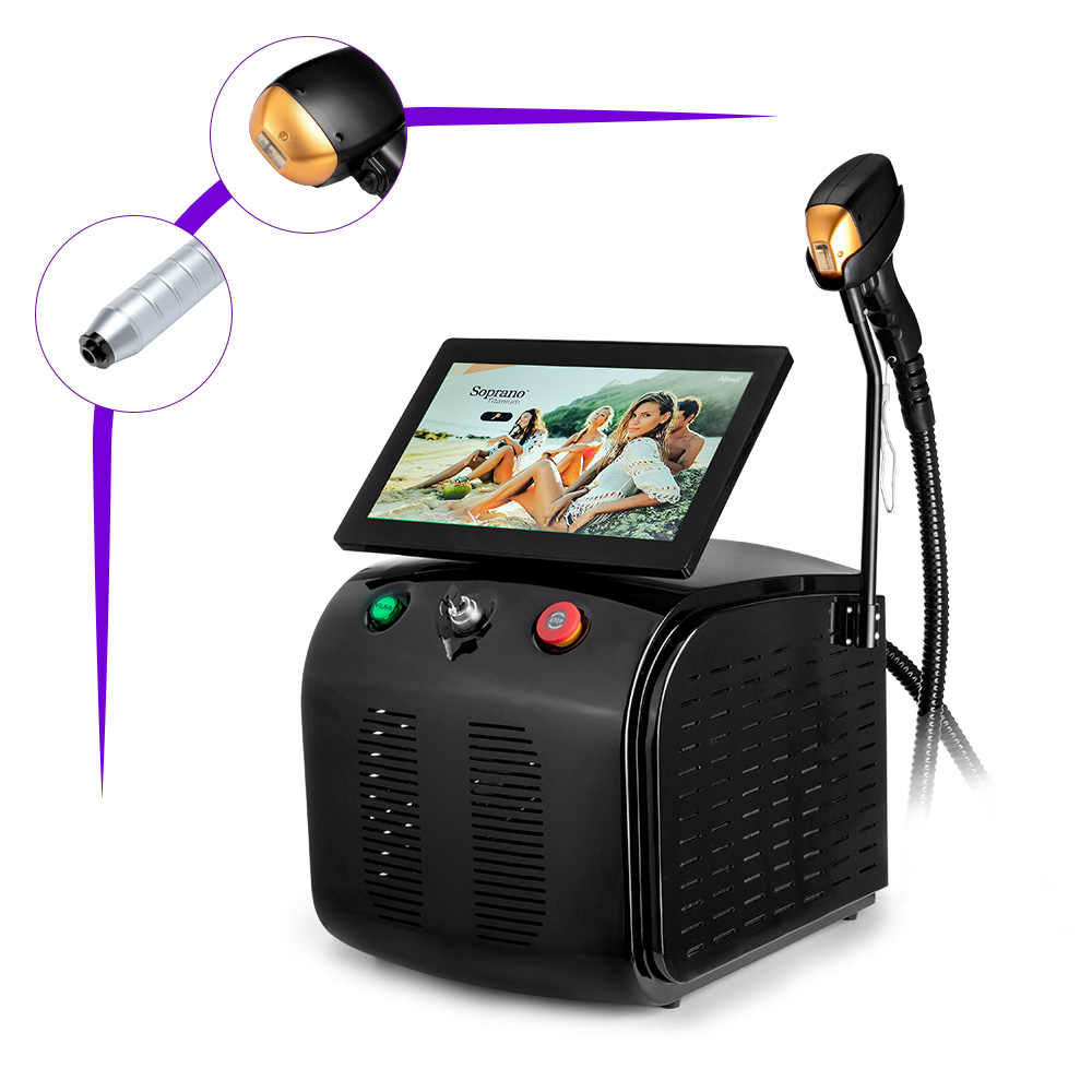 2 In 1 High-Power Pico Laser Diode Laser Machine For Tattoo Hair Spots Removal