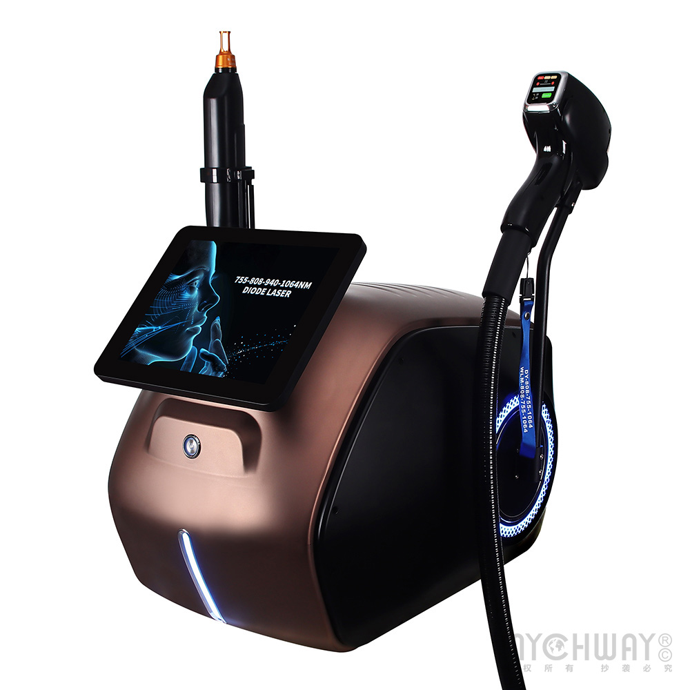 2 In 1 Diode Laser Hair Removal Machine Picosecond Tattoo Removal Instrument