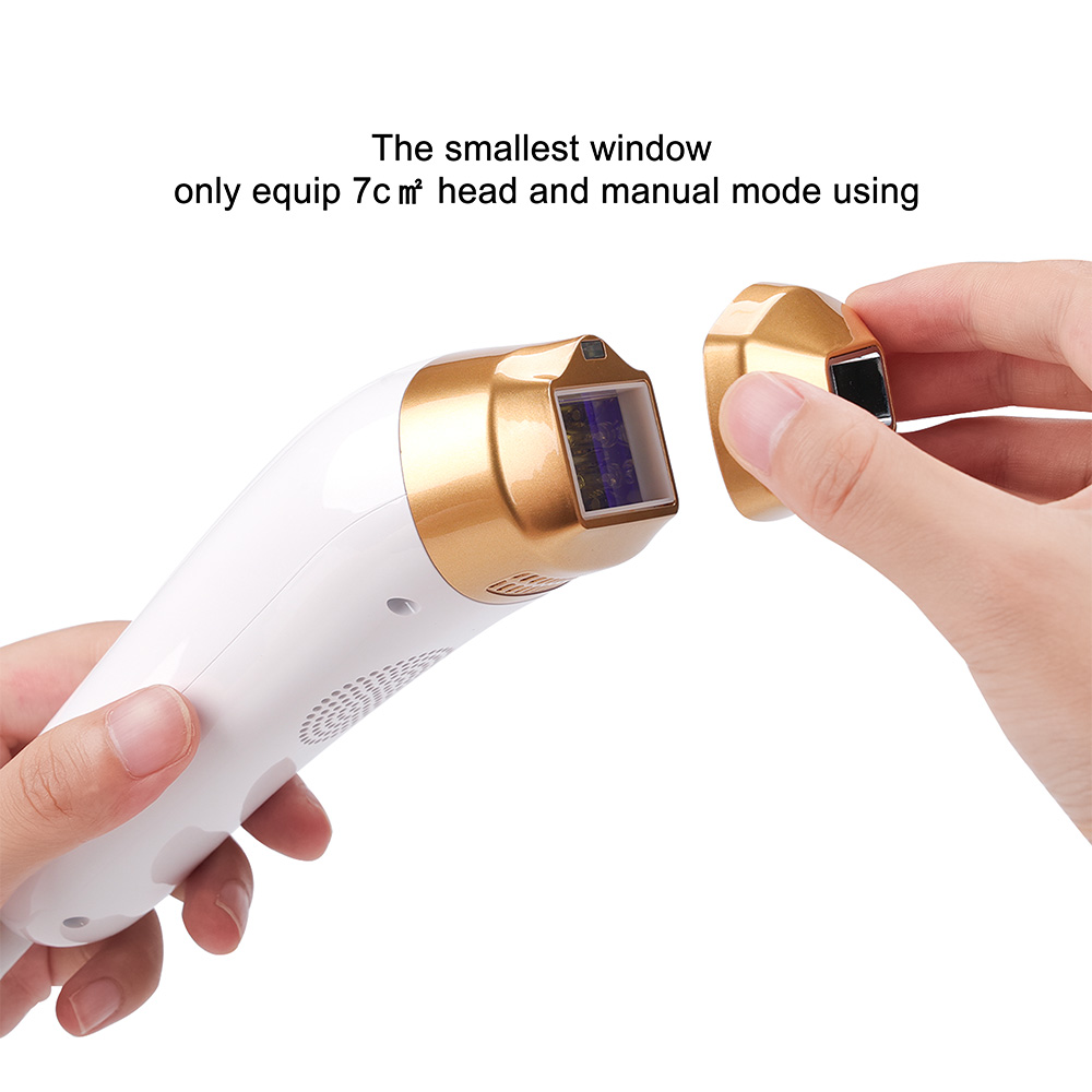 IPL Hair Removal Device With 3 Light Head 10 Energy Level 3 Mode Skin Recognition
