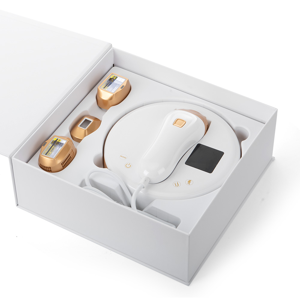 IPL Hair Removal Device With 3 Light Head 10 Energy Level 3 Mode Skin Recognition