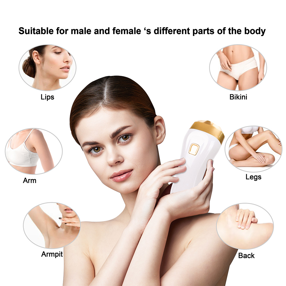 IPL Hair Removal Device With 3 Light Head 10 Energy Level 3 Mode Skin Recognition