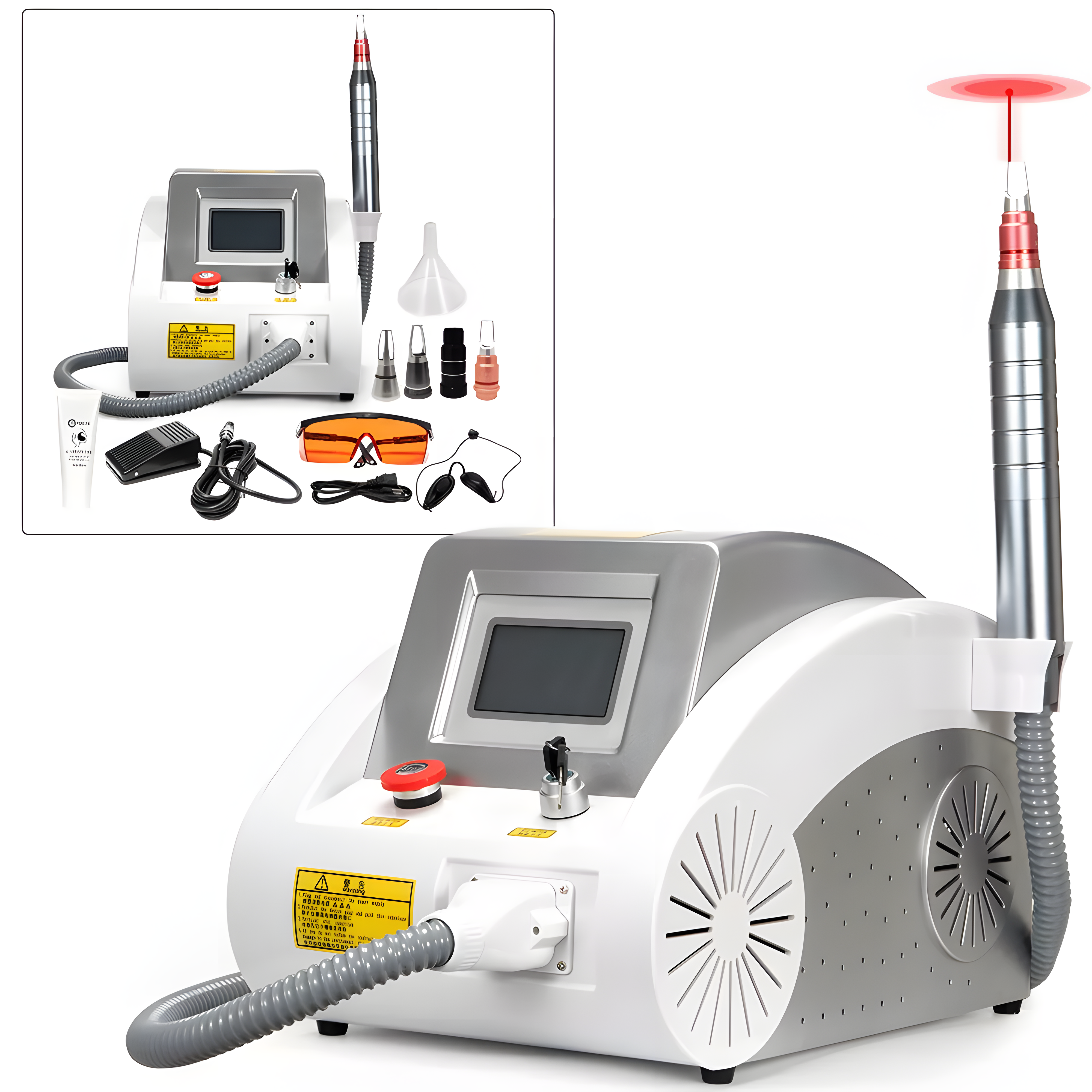 High Power Picosecond Laser Tattoo Removal Machine (Q-Switched Nd:YAG)