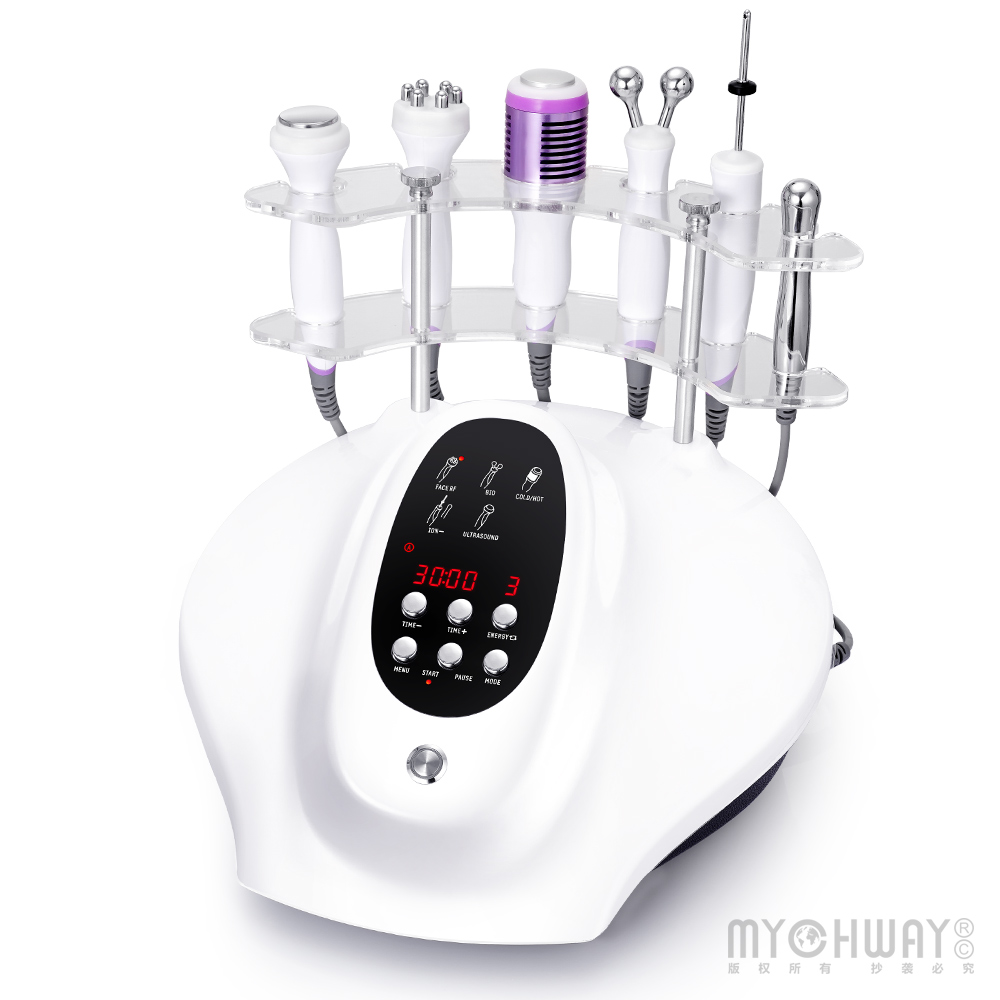 5 In1 Ultrasonic Microcurrent Skin Rejuvenation Blackhead Removal Machine