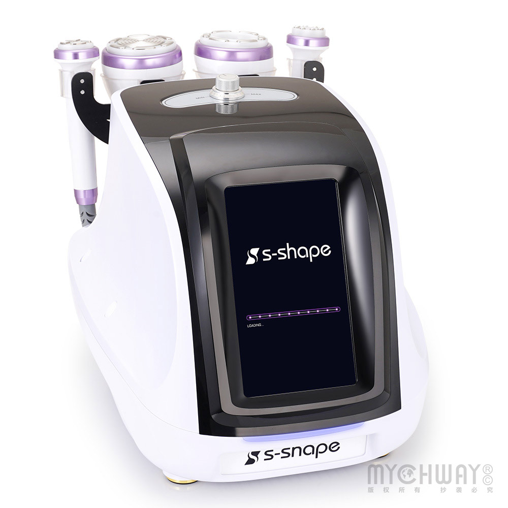 S-SHAPE Ultrasound Cavitation 30K EMS EL Vacuum Body Shaping Face Care Machine