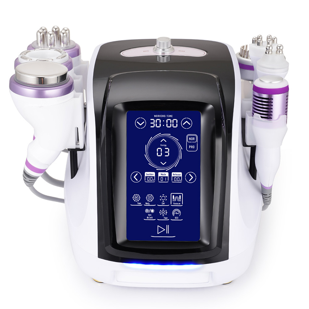 8 In 1 RF Vacuum Cavitation Cold Hot Hammer Beauty Machine