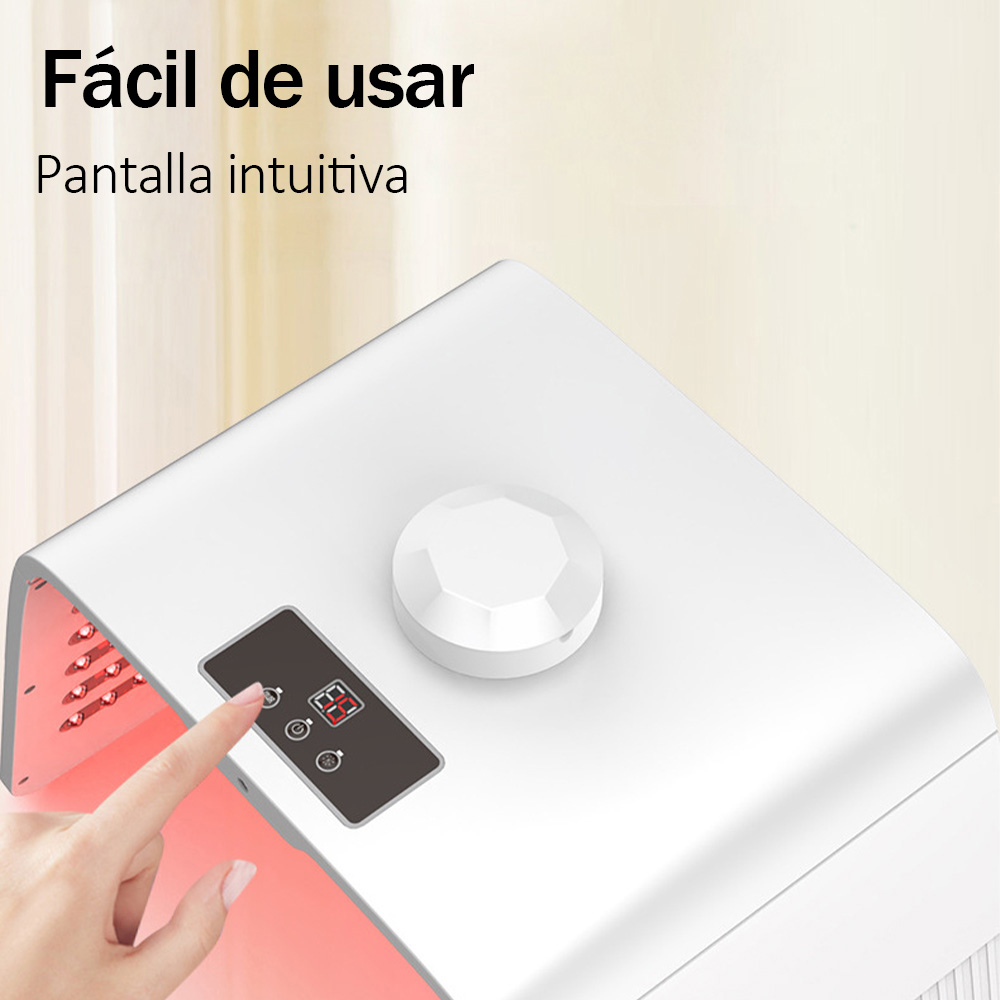 Portable 7-Color LED Light Therapy Device For Skin Rejuvenation For Home&Pro Use