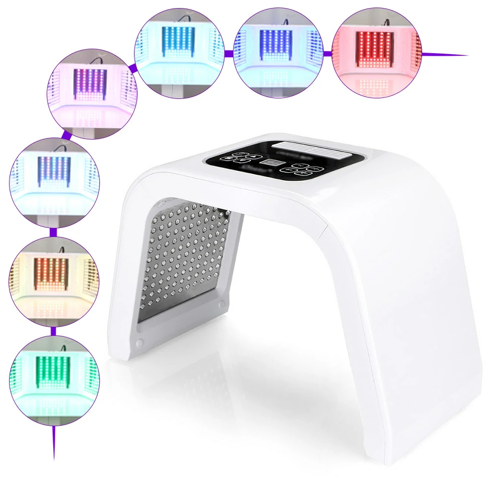 7 Colors LED Lamp PDT Skin Rejuvenation Beauty Lamp Photon Therapy Equipment Spa